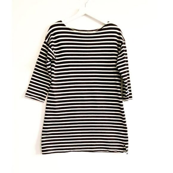 Orcival cotton striped Mini Dress, One Size - Picture 1 of 12